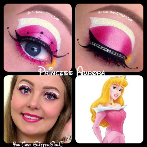 Princess Aurora makeup