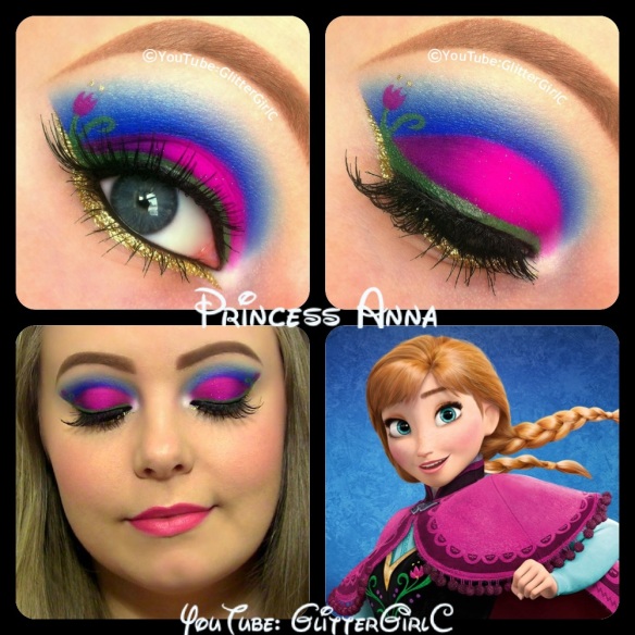 Disney frozen princess anna makeup