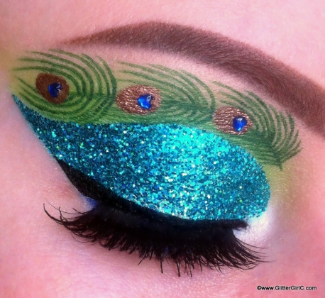 Peacock makeup
