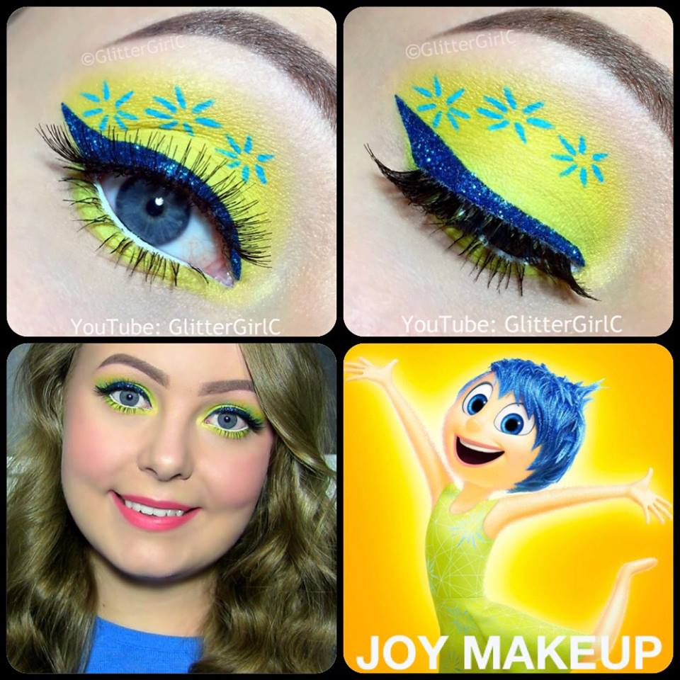 Inside Out Joy Makeup Tutorial GlitterGirlC